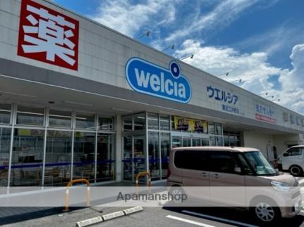 画像13:ウエルシア東近江沖野店(ドラックストア)まで242m