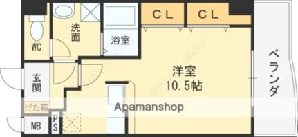 ディオーネ・ジエータ長堂 ｜大阪府東大阪市長堂３丁目(賃貸マンション1R・6階・29.18㎡)の写真 その2