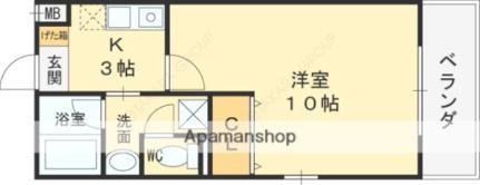 大阪府東大阪市菱屋西４丁目（賃貸アパート1K・2階・29.60㎡） その2