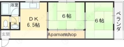 第一コーポ春日荘 ｜大阪府東大阪市横沼町１丁目(賃貸マンション2DK・2階・38.00㎡)の写真 その2