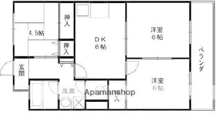 コートビレッヂ赤塚 404｜大阪府堺市中区深井清水町(賃貸マンション3DK・4階・54.00㎡)の写真 その2