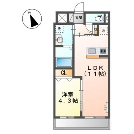 プリムローズ　深井 205｜大阪府堺市中区深井畑山町(賃貸マンション1LDK・2階・36.87㎡)の写真 その2