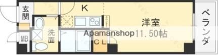 ＴＨＥ　ＢＬＡＣＫ　ＦＯＲＴ 503｜大阪府守口市豊秀町１丁目(賃貸マンション1R・5階・28.82㎡)の写真 その2