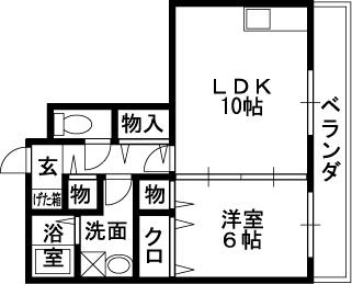 大阪府八尾市植松町２丁目(賃貸アパート1LDK・3階・43.71㎡)の写真 その2