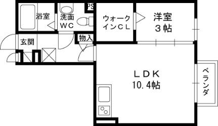 アヴァント 212｜大阪府大東市新田中町(賃貸アパート1LDK・2階・35.35㎡)の写真 その2