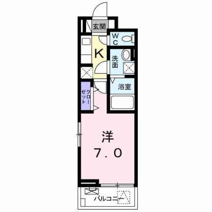 メゾン　ドゥ　テオ 206｜大阪府池田市石橋２丁目(賃貸アパート1K・2階・26.72㎡)の写真 その2