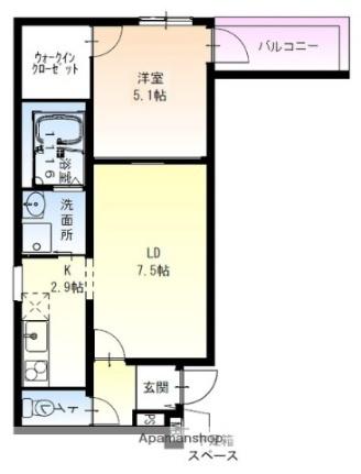 フジパレス日根野駅南II番館 102号室｜大阪府泉佐野市日根野(賃貸アパート1LDK・1階・38.08㎡)の写真 その2