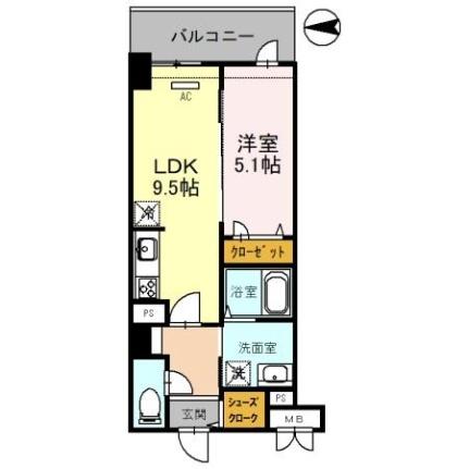 （仮）西宮北口　深津町プロジェクト 302｜兵庫県西宮市深津町(賃貸マンション1LDK・3階・39.63㎡)の写真 その2