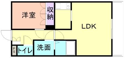 プリマヴェラ 105｜和歌山県和歌山市西田井(賃貸アパート1LDK・1階・36.00㎡)の写真 その2