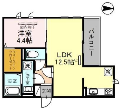 和歌山県和歌山市宇須２丁目(賃貸アパート1LDK・2階・40.90㎡)の写真 その2