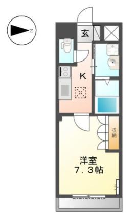 ＣｏＣｏ．グレイス 105｜和歌山県和歌山市北野(賃貸アパート1K・1階・25.83㎡)の写真 その2