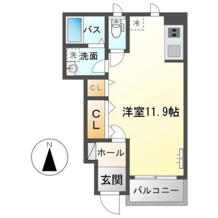 ペイジブルフルール 105｜鳥取県鳥取市古海(賃貸アパート1R・1階・32.73㎡)の写真 その2