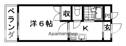 アルカディア鳥取 703｜鳥取県鳥取市行徳１丁目(賃貸マンション1K・7階・20.52㎡)の写真 その2