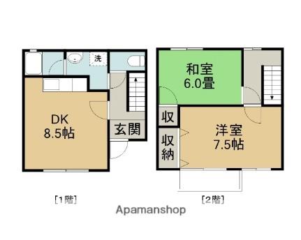 メゾン瀧山ＧＨ G｜鳥取県鳥取市西品治(賃貸アパート2DK・1階・60.00㎡)の写真 その2