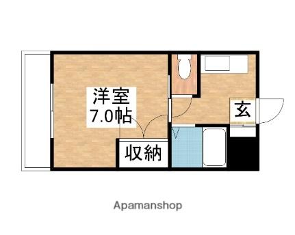 リトルハイム長岡60号館 142｜岡山県岡山市中区長岡(賃貸マンション1K・4階・19.44㎡)の写真 その2