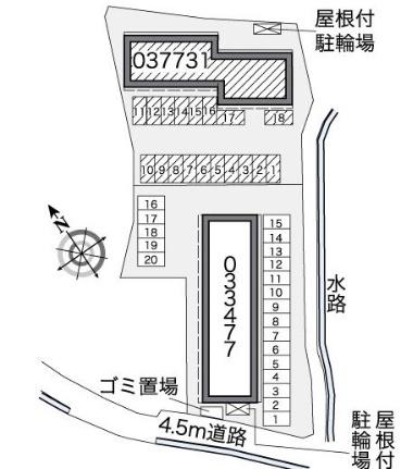 レオパレスアステカ 104｜岡山県岡山市北区高松(賃貸アパート1K・1階・23.61㎡)の写真 その16