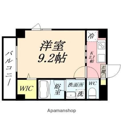 岡山県岡山市北区桑田町(賃貸マンション1K・3階・30.24㎡)の写真 その2