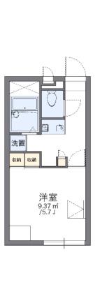 レオパレスアルブルII 106｜岡山県岡山市北区十日市東町(賃貸アパート1K・1階・20.28㎡)の写真 その2