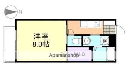 岡山県倉敷市青江(賃貸アパート1K・1階・27.08㎡)の写真 その2