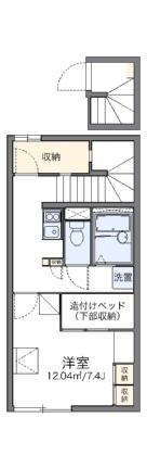 レオパレスエスターテベント 211｜広島県福山市御幸町大字森脇(賃貸アパート1K・2階・28.15㎡)の写真 その2