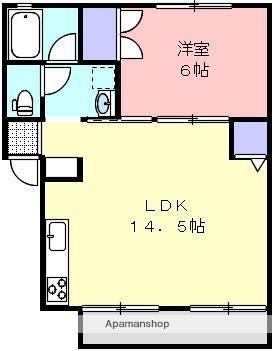 Ｋハイツ B201｜香川県坂出市江尻町(賃貸アパート1LDK・2階・43.67㎡)の写真 その2