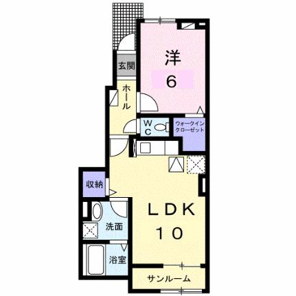 ＰＡＲＴＥＮＺＡ 102｜香川県高松市木太町(賃貸アパート1LDK・1階・43.97㎡)の写真 その2