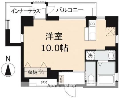 香川県高松市錦町１丁目(賃貸マンション1R・7階・32.00㎡)の写真 その2