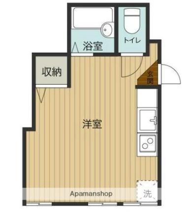 香川県高松市扇町１丁目(賃貸マンション1R・2階・13.22㎡)の写真 その2