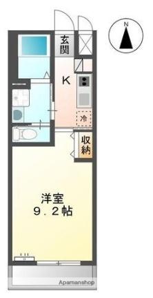 オレンジガーデン 208｜香川県高松市仏生山町甲(賃貸アパート1K・2階・29.75㎡)の写真 その2