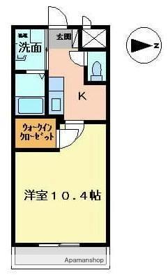 プロスペラール 107｜香川県高松市太田下町(賃貸アパート1K・1階・34.00㎡)の写真 その2