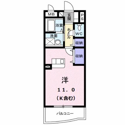 スカイルシパー 206｜愛媛県新居浜市徳常町(賃貸マンション1R・2階・30.50㎡)の写真 その2