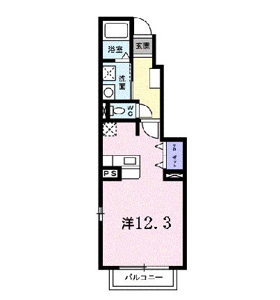 アドラブール　Ｂ 103｜熊本県八代市松崎町(賃貸アパート1R・1階・32.90㎡)の写真 その2